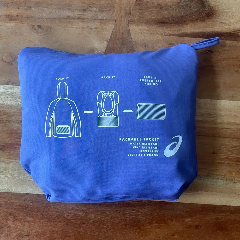 Periwinkle Packable Jacket - Picture 4 of 4